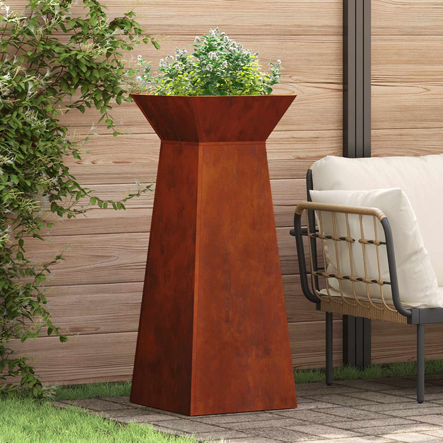 Pilaar Plantenbak 40 X 40 X 100 Cm