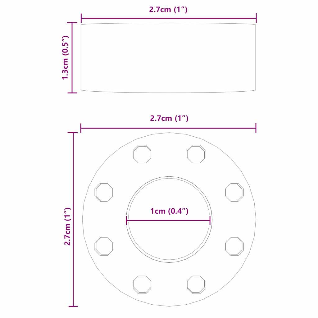 Voetbaltafel bumpers 16 pcs Zwart 3,3 x 2,8 x 1 cm Kunststof