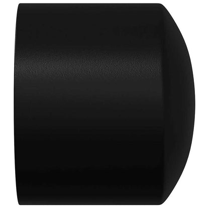 Voetbaltafel Eindkappen 10 pcs Zwart 1,9 x 1,9 x 1,6 cm