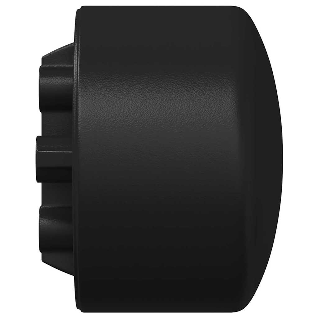 Voetbaltafel Eindkappen 10 pcs Zwart 1,5 x 1,5 x 1 cm Kunststof