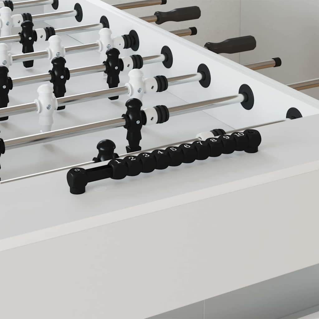 Voetbal Tafel Tellingen 2 pcs Zwart 30 x 2,2 x 2,9 cm Kunststof