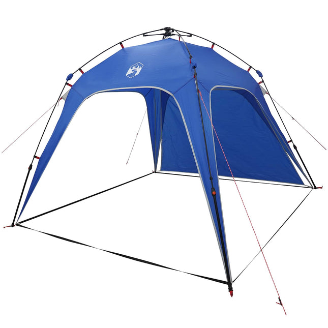 Instant Tent 4-Person Quick-Release Azure Blauw 185T Polyester