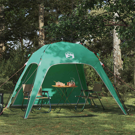 Instant Tent 4-Person Quick-Release Azure Blauw 185T Polyester