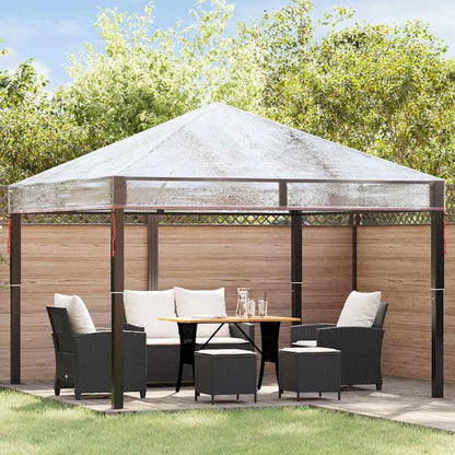Gazebo Dekking Vervanging Doorzichtig 300 X 300 X 26 Cm Pvc