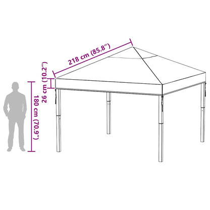Gazebo Dekking Vervanging Doorzichtig 300 X 300 X 26 Cm Pvc