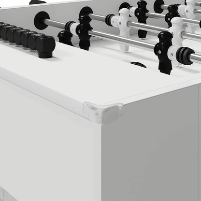 Voetbaltafel 2 pcs Wit 146,5 x 74 x 85 cm Bewerkt hout