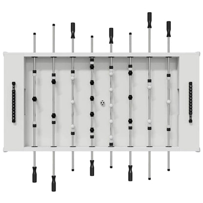 Voetbaltafel 2 pcs Wit 146,5 x 74 x 85 cm Bewerkt hout