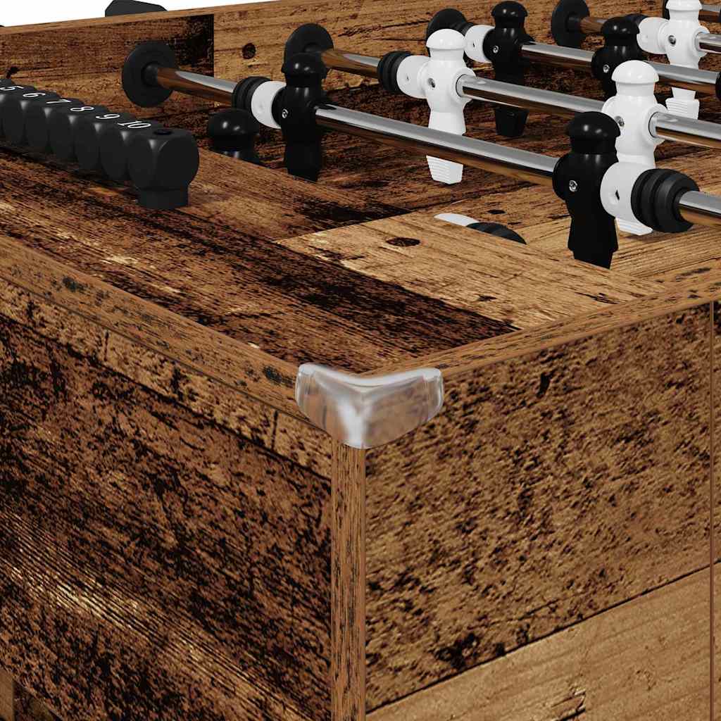 Voetbaltafel 2 pcs Oudhout 146,5 x 74 x 85 cm Bewerkt hout