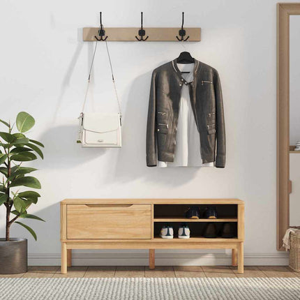 Hal Bank Floro 115 X 40 X 45 Cm Massief Vurenhout