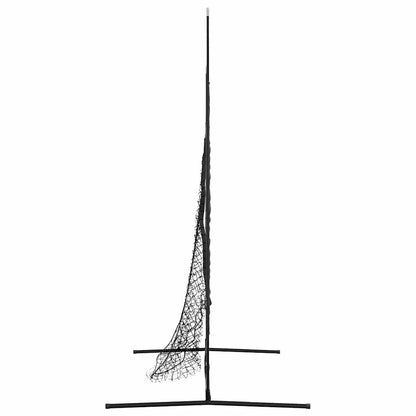Honkbaloefennet Zwart 250 X 106 X 209 Cm Polyester