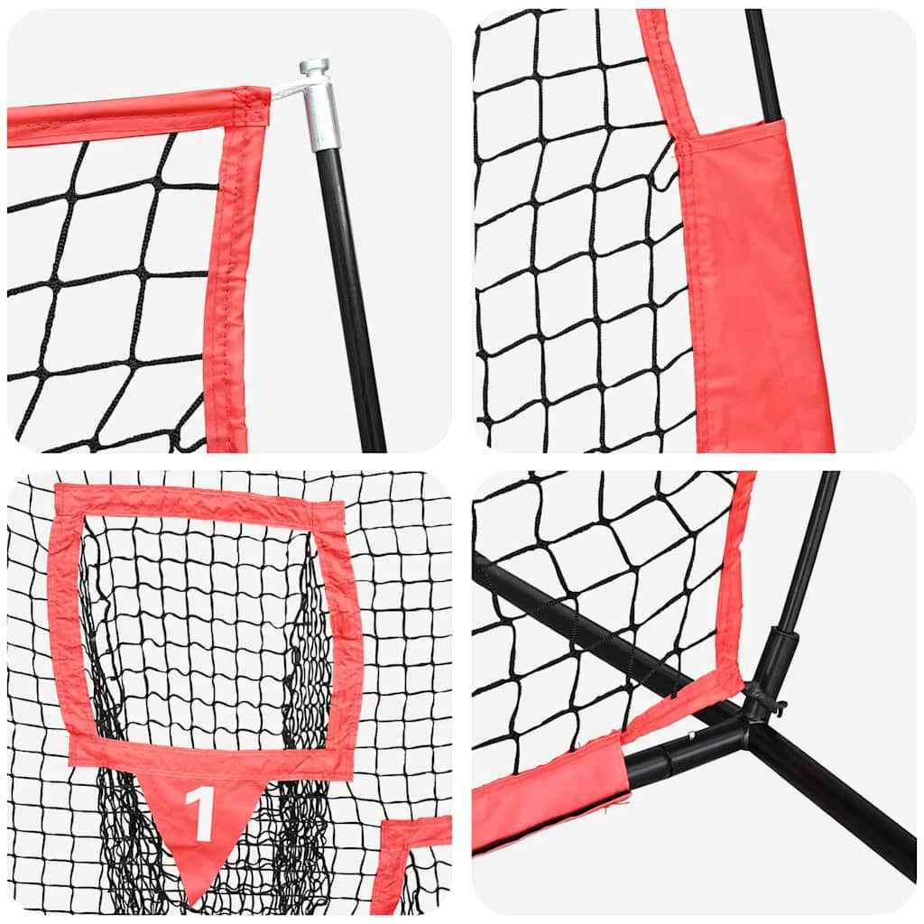 Honkbaloefennet Zwart 214,5 X 89,5 X 181 Cm Polyester