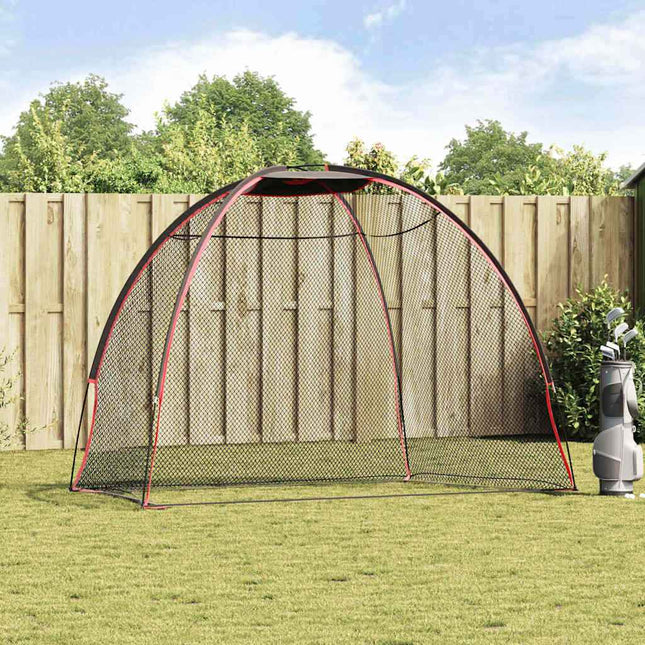 Golf Trainingshulpmiddel Zwart 314 X 150 X 206 Cm Polyester