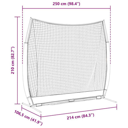Golf Trainingshulpmiddelen Zwart 213 x 213 cm Polyester