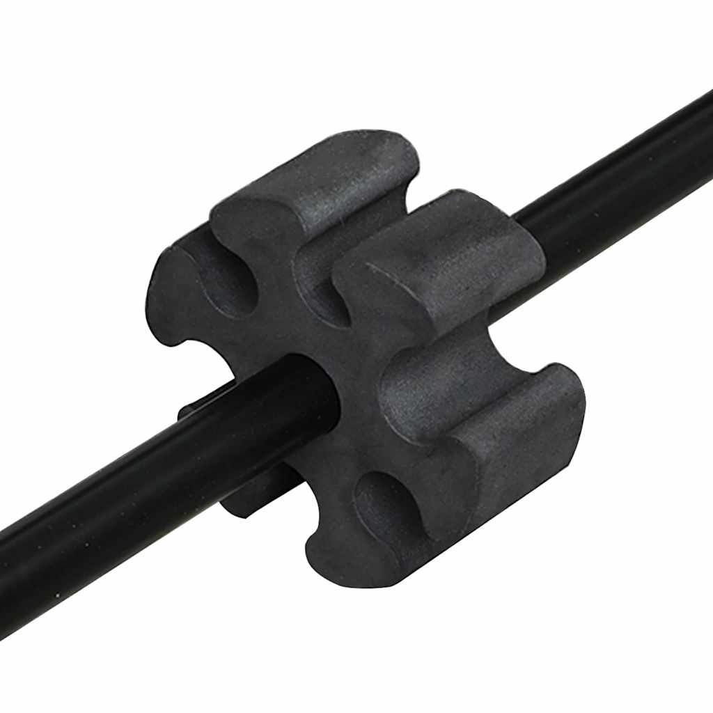 Tennisnet Zwart en rood 396 x 92 x 87 cm Polyester