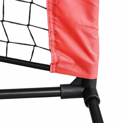 Tennisnet Zwart en rood 494.5 x 90 x 87 cm Polyester