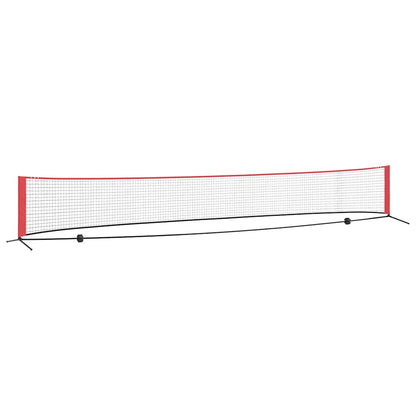 Tennisnet Zwart en rood 595 x 90.5 x 87 cm Polyester