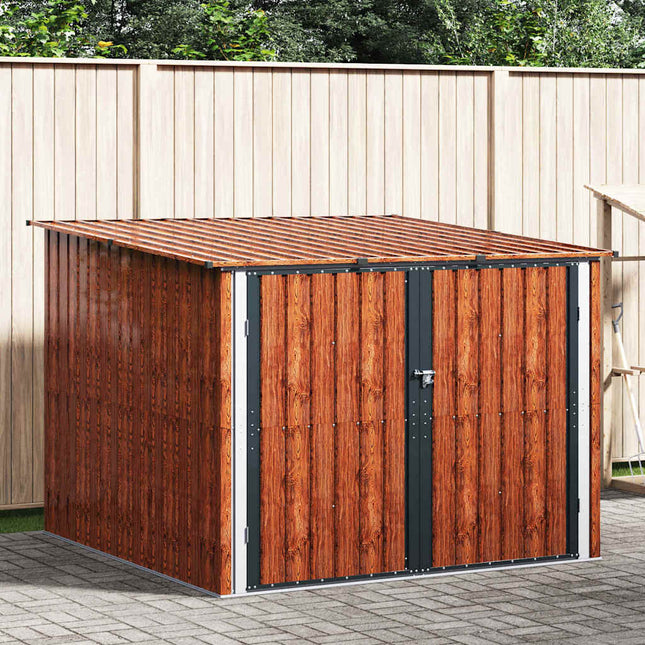 Fietsschuurtje 3 Pcs 216 X 207 X 158 Cm Metaal