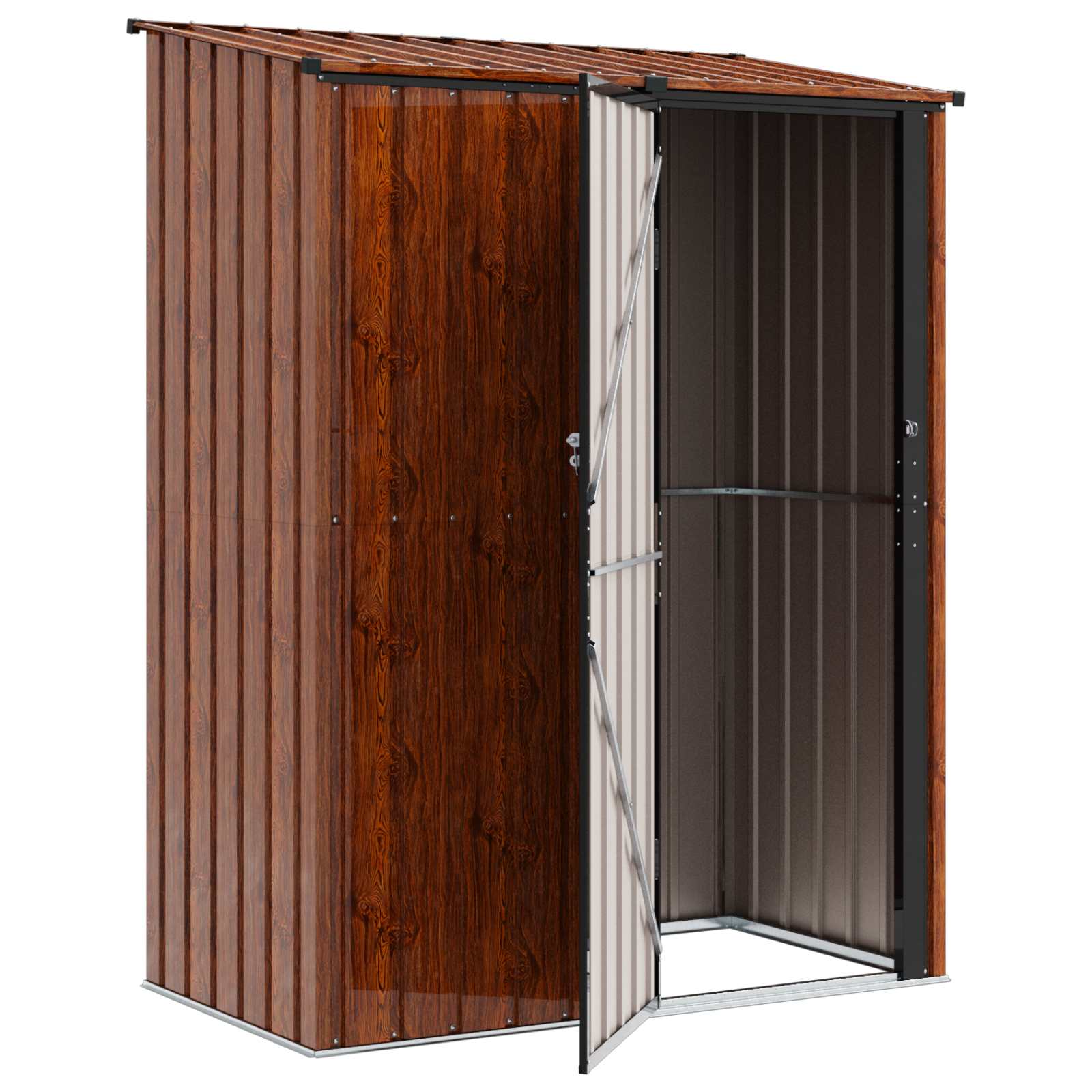 Tuinhuisjes 153,5 X 86 X 200 Cm Metaal