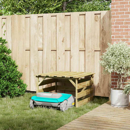 Grasmaaier Garage Bruin 84 X 80 X 56 Cm