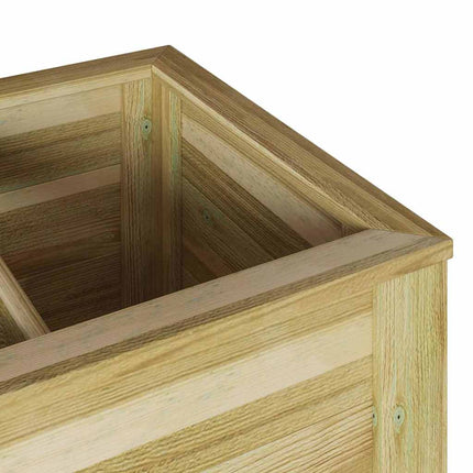 Hoge Planter Bruin 85,5 X 46,5 X 96 Cm Geïmpregneerd Grenenhout