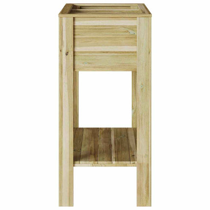 Hoge Planter Bruin 85,5 X 46,5 X 96 Cm Geïmpregneerd Grenenhout