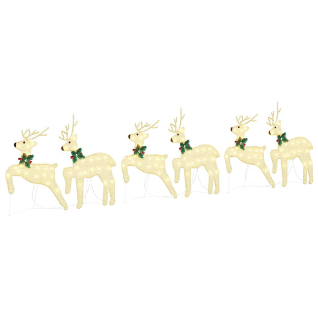Kerst Rendier 6 St Warmwit