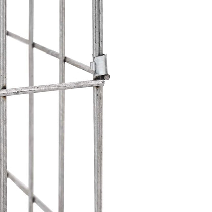 Gabion Kraan Zilver 26 X 25 X 50 Cm Roestvrij Staal