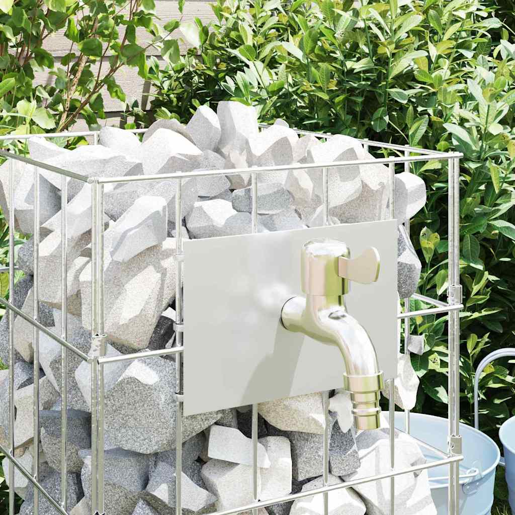 Gabion Kraan Zilver 26 X 25 X 50 Cm Roestvrij Staal