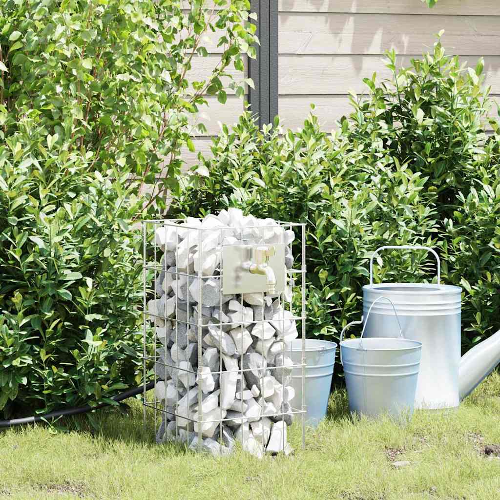 Gabion Kraan Zilver 26 X 25 X 50 Cm Roestvrij Staal