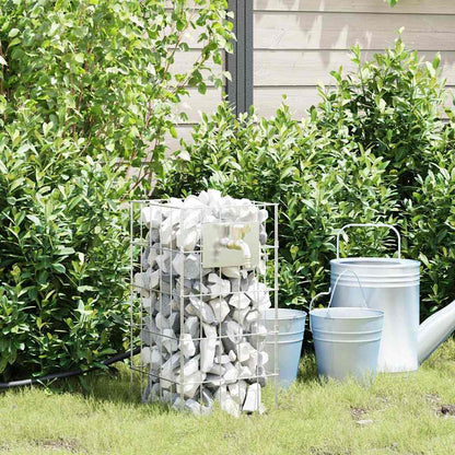 Gabion Kraan Zilver 26 X 25 X 50 Cm Roestvrij Staal