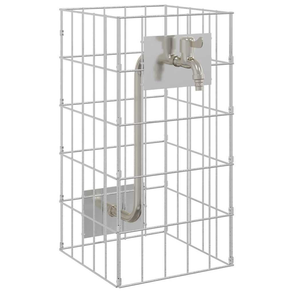 Gabion Kraan Zilver 26 X 25 X 50 Cm Roestvrij Staal