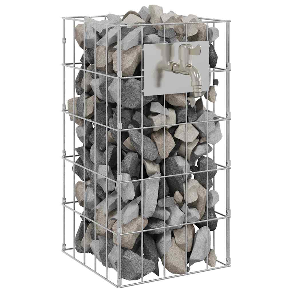 Gabion Kraan Zilver 26 X 25 X 50 Cm Roestvrij Staal