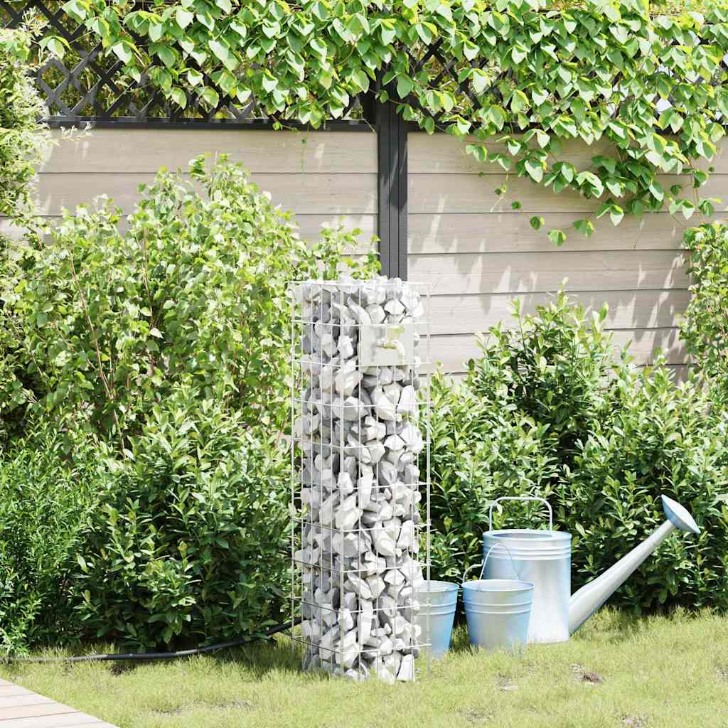 Gabion Kraan Zilver 26 X 25 X 50 Cm Roestvrij Staal