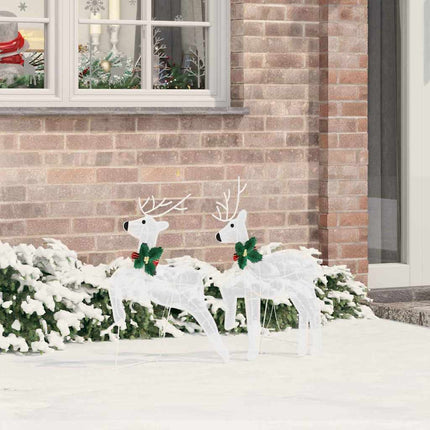 Led Rendieren 4 St Goud 45 X 19 X 65 Cm Stof