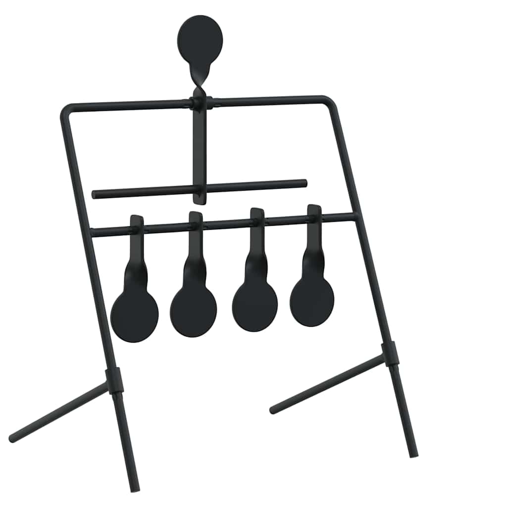 Terugstellend Doel Zwart 40 X 34 X 53 Cm Staal