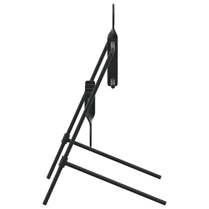 Terugstellend Doel Zwart 40 X 34 X 53 Cm Staal