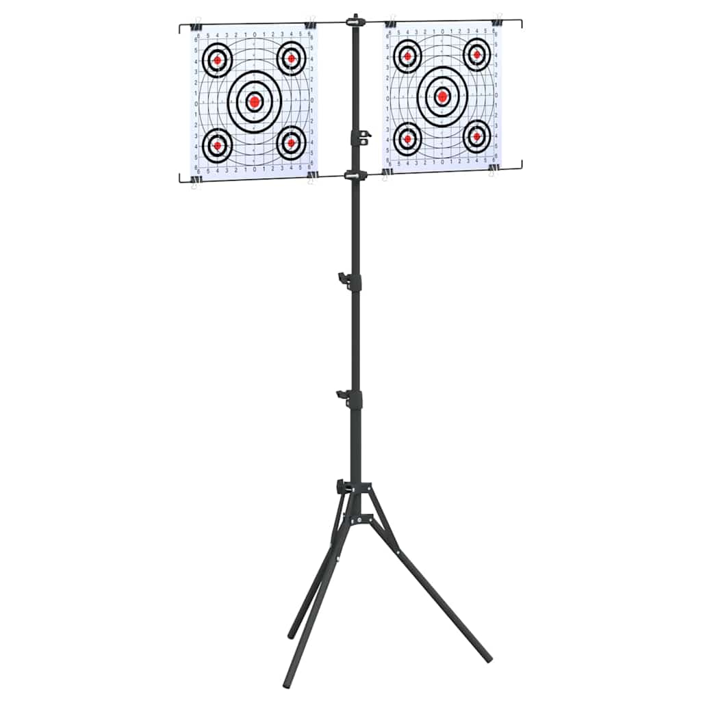 Doelstandaard Zwart En Wit 82,5 X 51 X 150 Cm Metaal