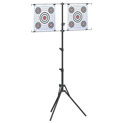Doelstandaard Zwart En Wit 82,5 X 51 X 150 Cm Metaal