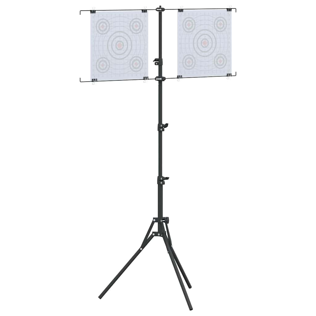 Doelstandaard Zwart En Wit 82,5 X 51 X 150 Cm Metaal