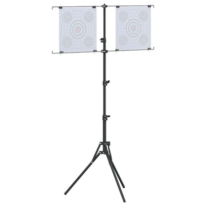 Doelstandaard Zwart En Wit 82,5 X 51 X 150 Cm Metaal