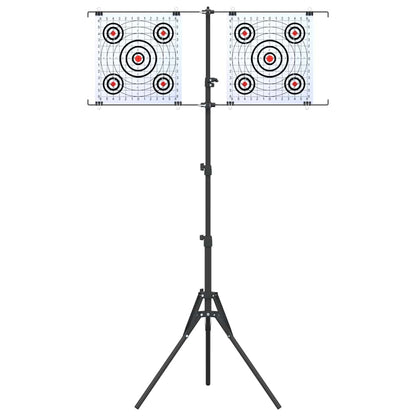 Doelstandaard Zwart En Wit 82,5 X 51 X 150 Cm Metaal