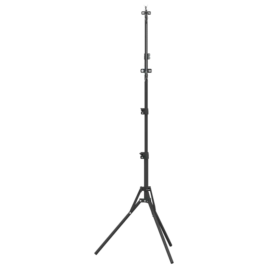 Doelstandaard Zwart En Wit 82,5 X 51 X 150 Cm Metaal