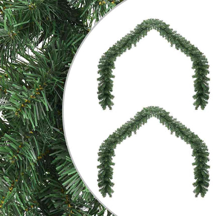 Kerstkrans 2 St Groen 20 M Pvc