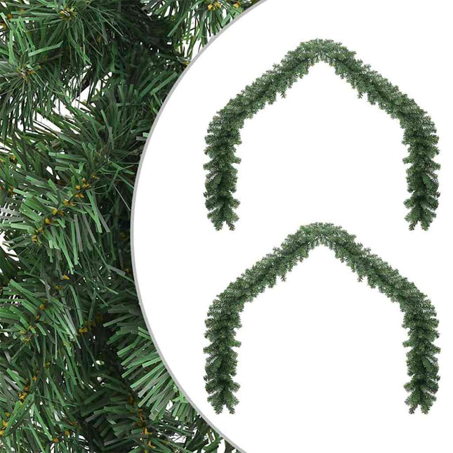 Kerstkrans 2 St Groen 20 M Pvc