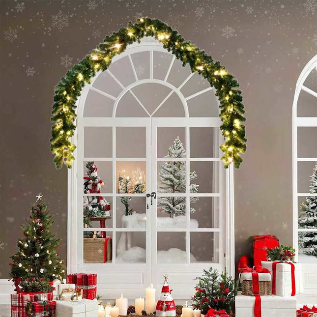 Kerstkrans 2 St Groen 20 M Pvc