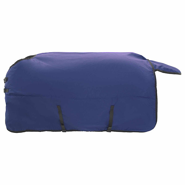 Paardendeken Donkergroen En Zwart Polyester Marineblauw