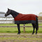 Paardendeken Donkergroen En Polyester Bordeauxrood En Zwart
