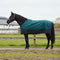 Paardendeken Donkergroen En Polyester Bordeauxrood En Zwart