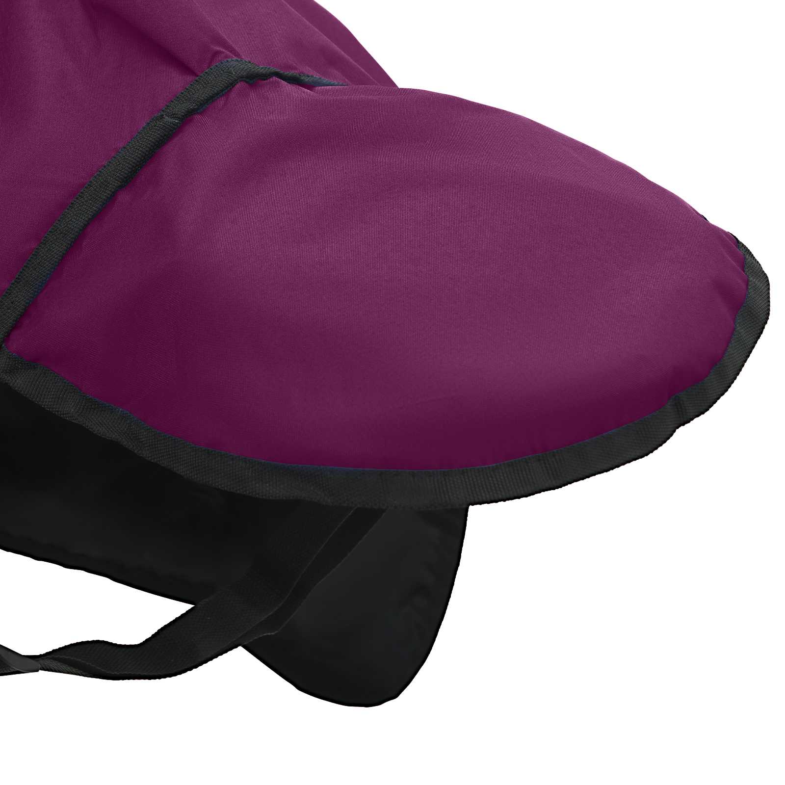 Paardendeken Donkergroen En Zwart Polyester Paars