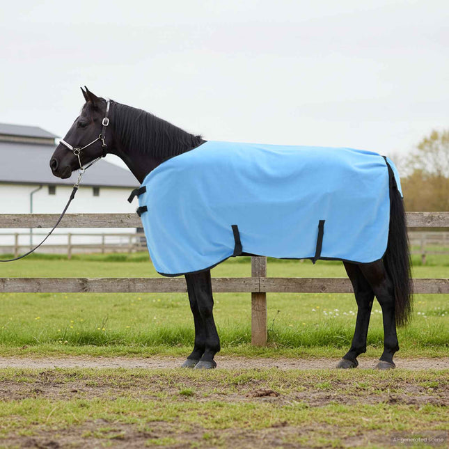Paardendeken Volledige Polyester Aqua